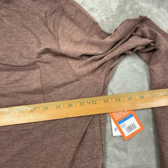 Bass Outdoor XL Long-Sleeve Utili-Tee Rum Raisin NWT 6271 - Picture 8 of 9